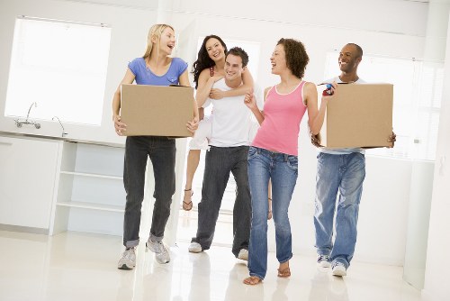 Movers handling items safely during a Kingston Man And Van relocation