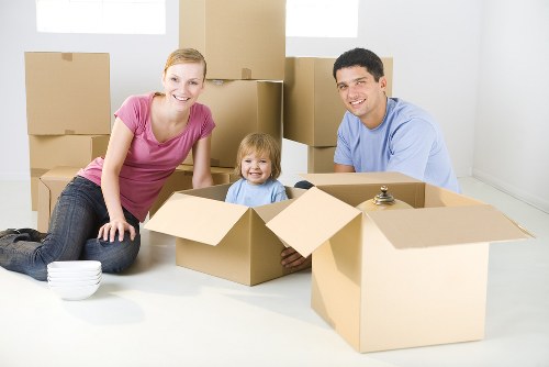 Professional removals team handling a Kingston home move