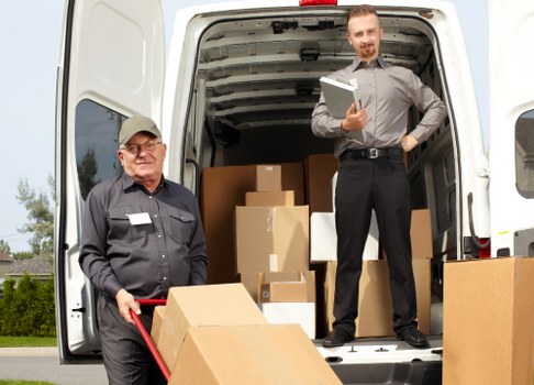 Preparing boxes and furniture for a Kingston move