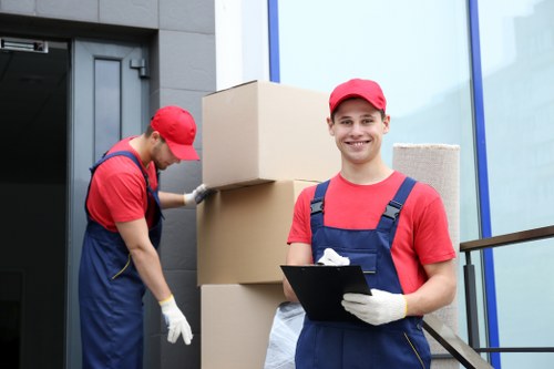 Moving team helping with a home relocation in Kingston