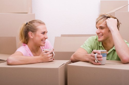 Removal team preparing a home move in Kingston
