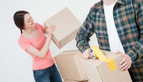 Commercial moving team planning a business relocation in Kingston