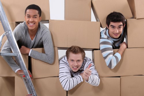 Loading furniture for a Kingston man with a van service