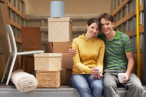 Local movers handling apartment access in Kingston