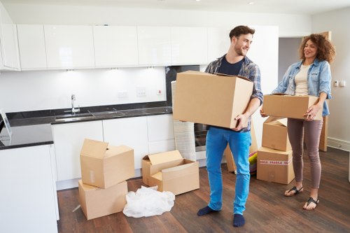 Local movers planning access and parking for a Kingston property