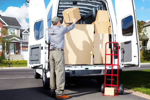 Packed household items ready for transport in Kingston