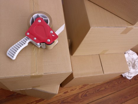 Removal van loaded for a local Kingston home move