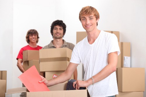 Local removal team handling a Kingston property move